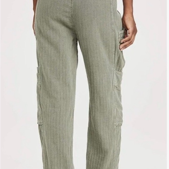 Free People Feeling Good Utility Pull-On Pants in the color Eden - Picture 6 of 10